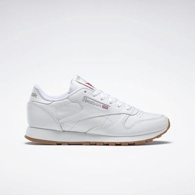 Reebok Women's Classic Leather Shoes White,US-54809